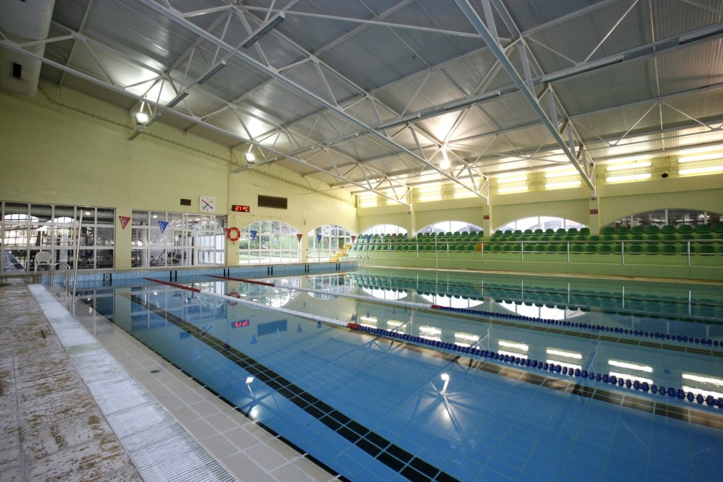 Indoor Olympic lap pool
