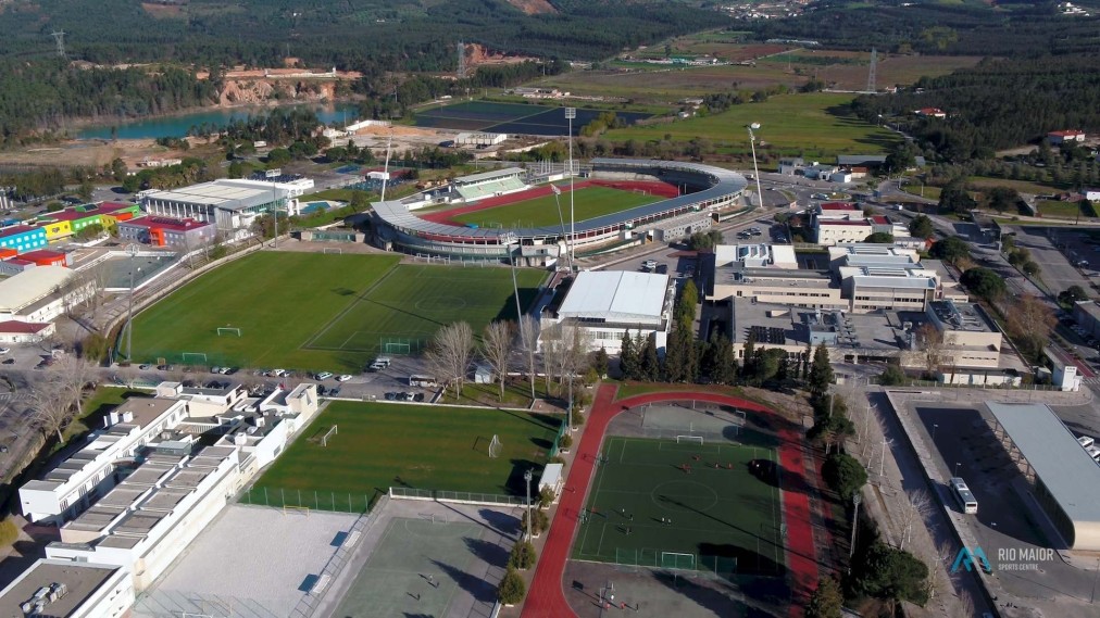 Aerial view of the Olympic sports complex