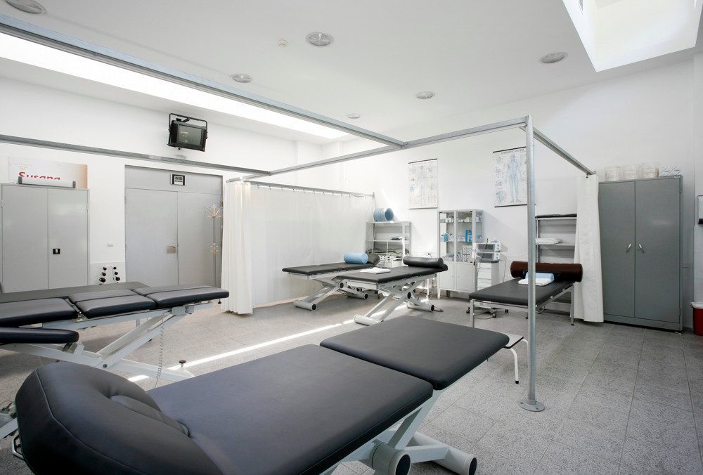 Physiotherapy treatment room