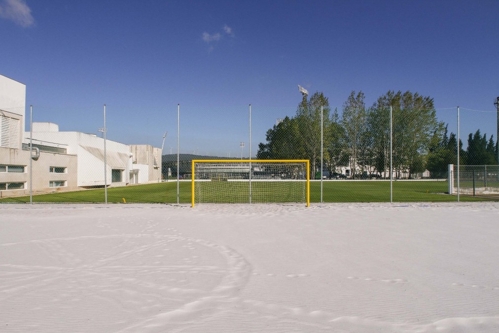 Terrain de beach soccer